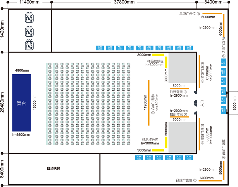 会场平面图